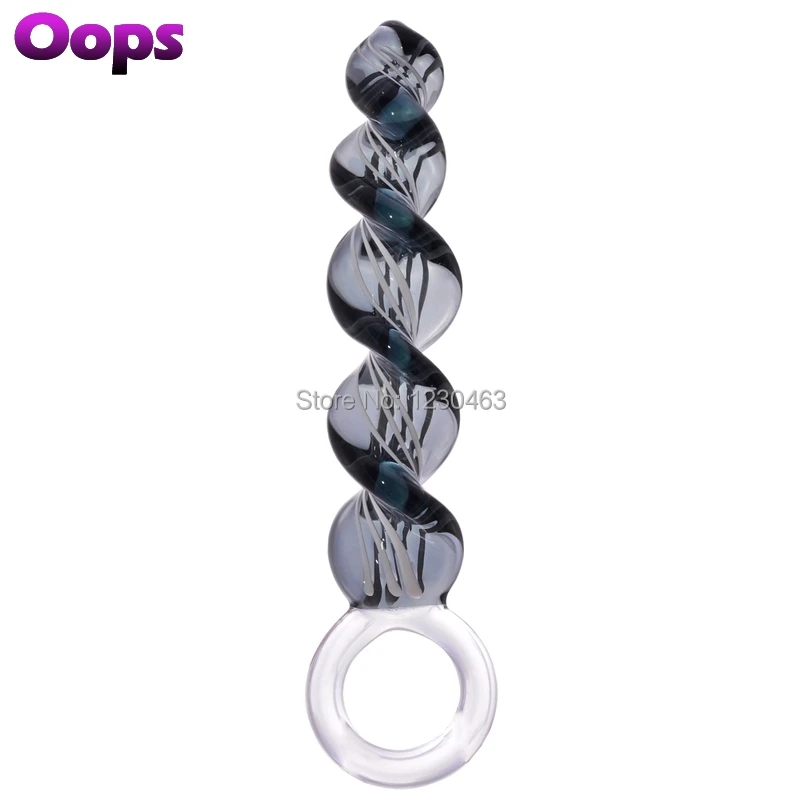 Glass Anal Butt Plug Prostate Massage Dildo Anus Beads Crystal Vagina Stimulation For Gay Fake Penis Ring Pyrex Erotic Sex Toys | Красота и