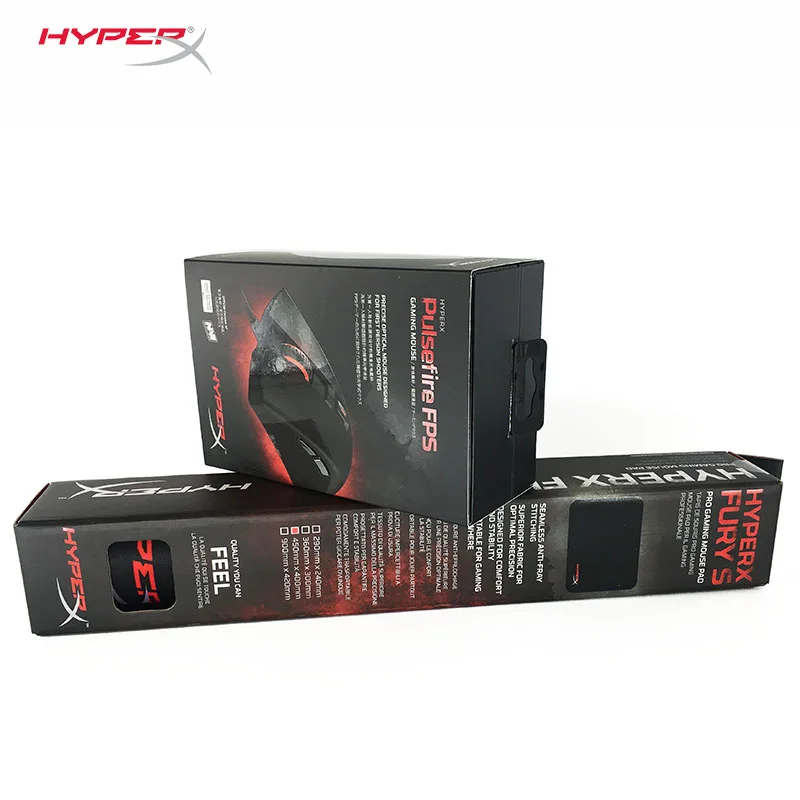 KINGSTON HyperX мышь Pulsefire FPS и FURY Pro игровая PadsProfessional супер ценностный комплект|gaming mouse|pro