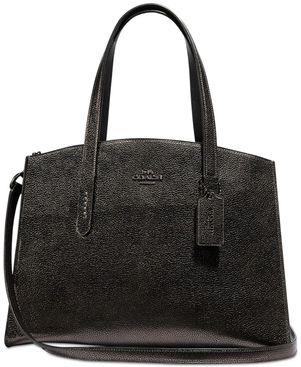 Тренерские металлические кожаные сумки Charlie Carryall роскошные для женщин
