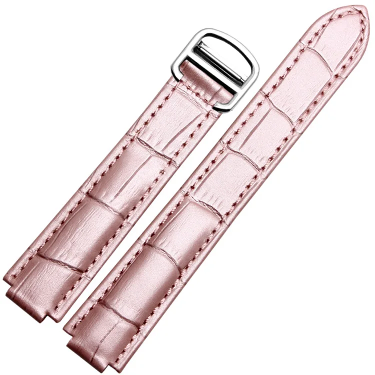 Handmade Genuine Leather 14mm 18mm  20mm Watche Band Strap Belt Watchband And Folding Clasp Buckle For Ballon Bleu Series + Tool