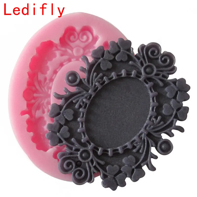 Ledifly Розовый 3D Мини зеркальные силиконовые формы для торта шоколадные конфеты