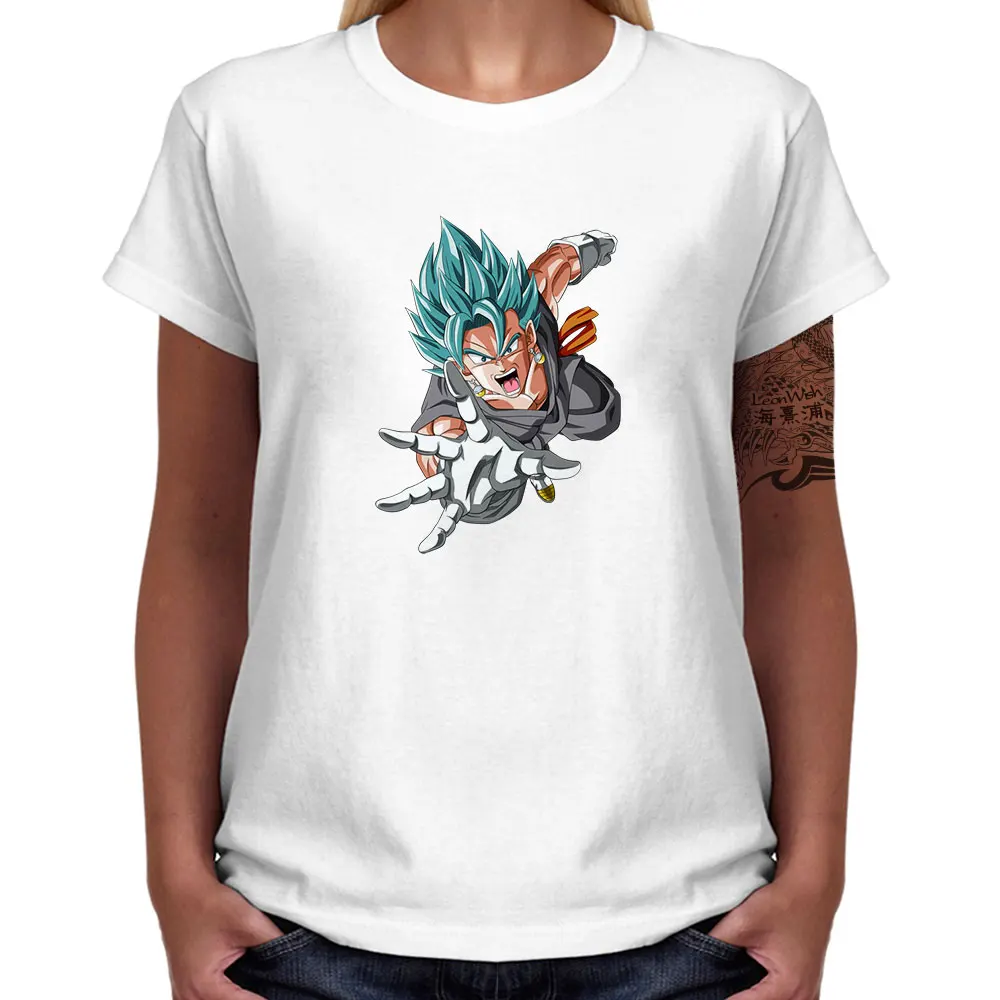 Gogeta Супер Saiyan Бог синяя футболка крутая мода Поп аниме короткий рукав Футболка