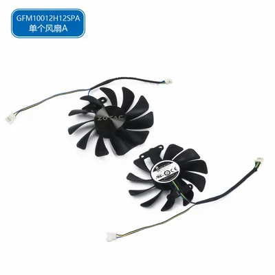 One Fan A Для ZOTAC GTX1070/1080 AMP ED 8GB видеокарта вентилятор охлаждения GFM10012H12SPA DC12V 0.50A - Цвет лезвия: One Fan A