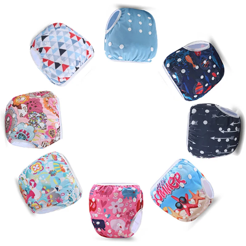 2017 Детские Плавки Подгузники ткань пеленки детские купальники купальный костюм