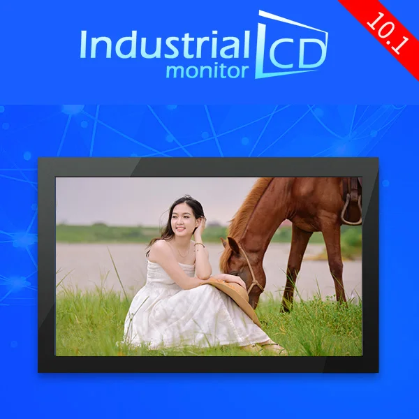 M101 EF01/10 1 дюймов металлический корпус 1024x600 VGA AV ТВ HDMI USB Embedd frame настенный