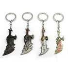 10 шт.лот, игровой брелок God Of War 4 Kratos, брелок Левиафана с топором, металлическая подвеска, сувенир, игрушечный меч, ювелирные изделия