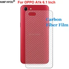 Защитная пленка для экрана OPPO A1k, прочная задняя крышка из углеродного волокна, 3D защита от отпечатков пальцев, против царапин, для OPPO A1k, 6,1 дюйма (не закаленное стекло)