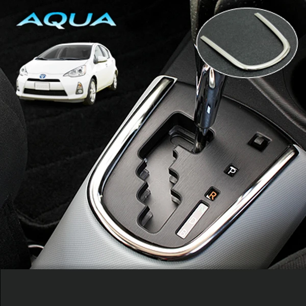 Ручка переключения из нержавеющей стали SUS304 для Toyota Prius C AQUA 2011 2017|trim cover|trim moldingtrim