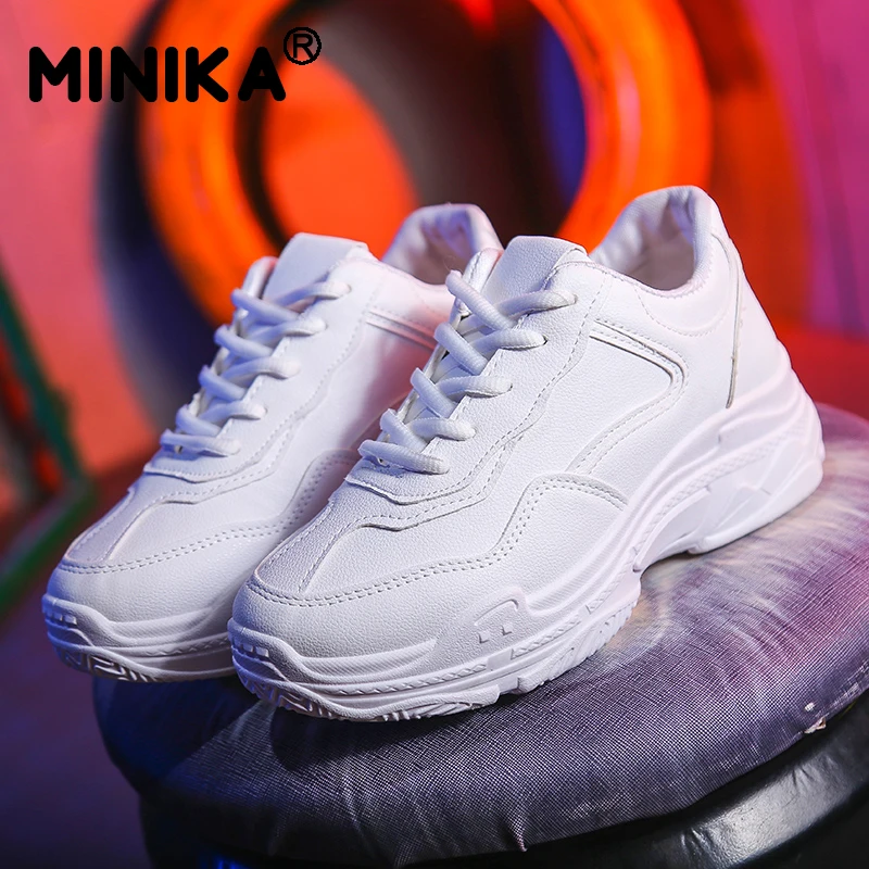 Новинка 2019 Весенняя модная женская повседневная обувь замшевая на платформе