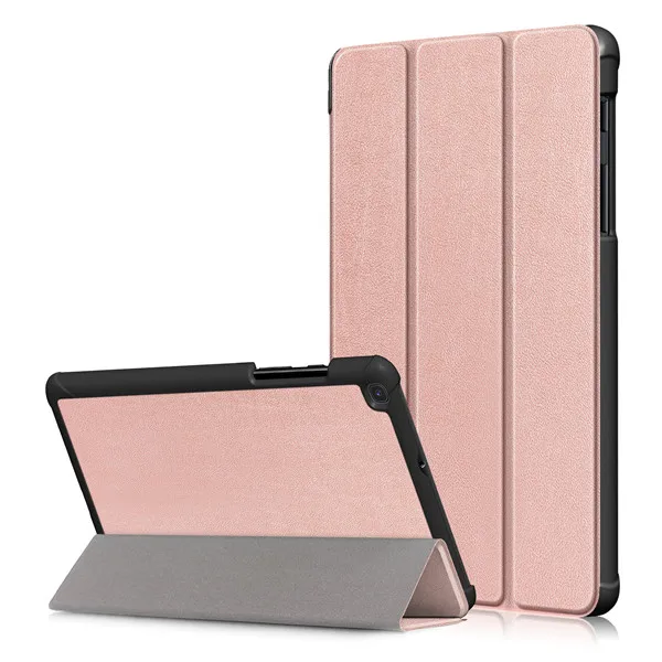 rose gold Gligle кожаный чехол для samsung Galaxy Tab A 8,0 SM-T290 SM-T295 sm-t297 чехол для планшета+ пленка для экрана+ стилус - Цвет: rose gold