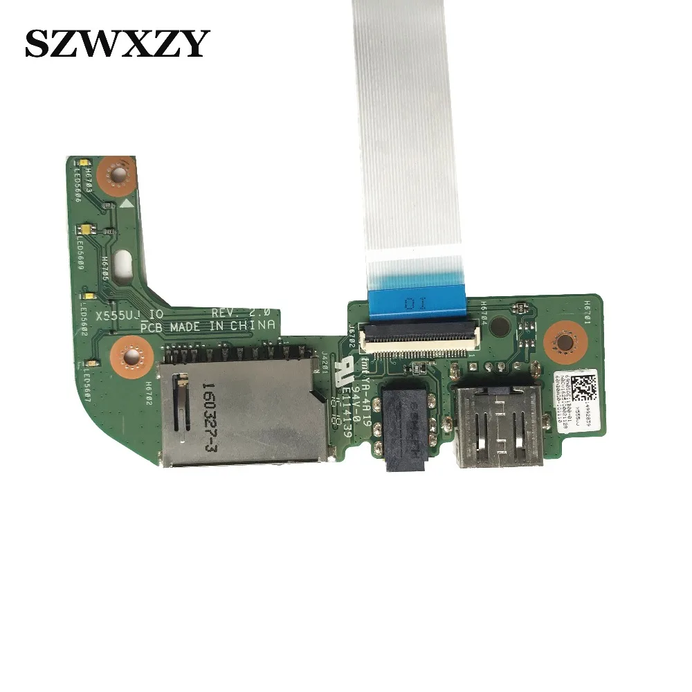 Для ASUS X555 X555U X555UJ_IO REV: 2 0 USB плата считывателя аудио карт с кабелем|Компьютерные