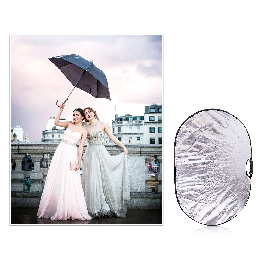 2 в 1 складной отражатель для фотоаппарата 60x90 см|for photography|reflector for studiophotography reflector |