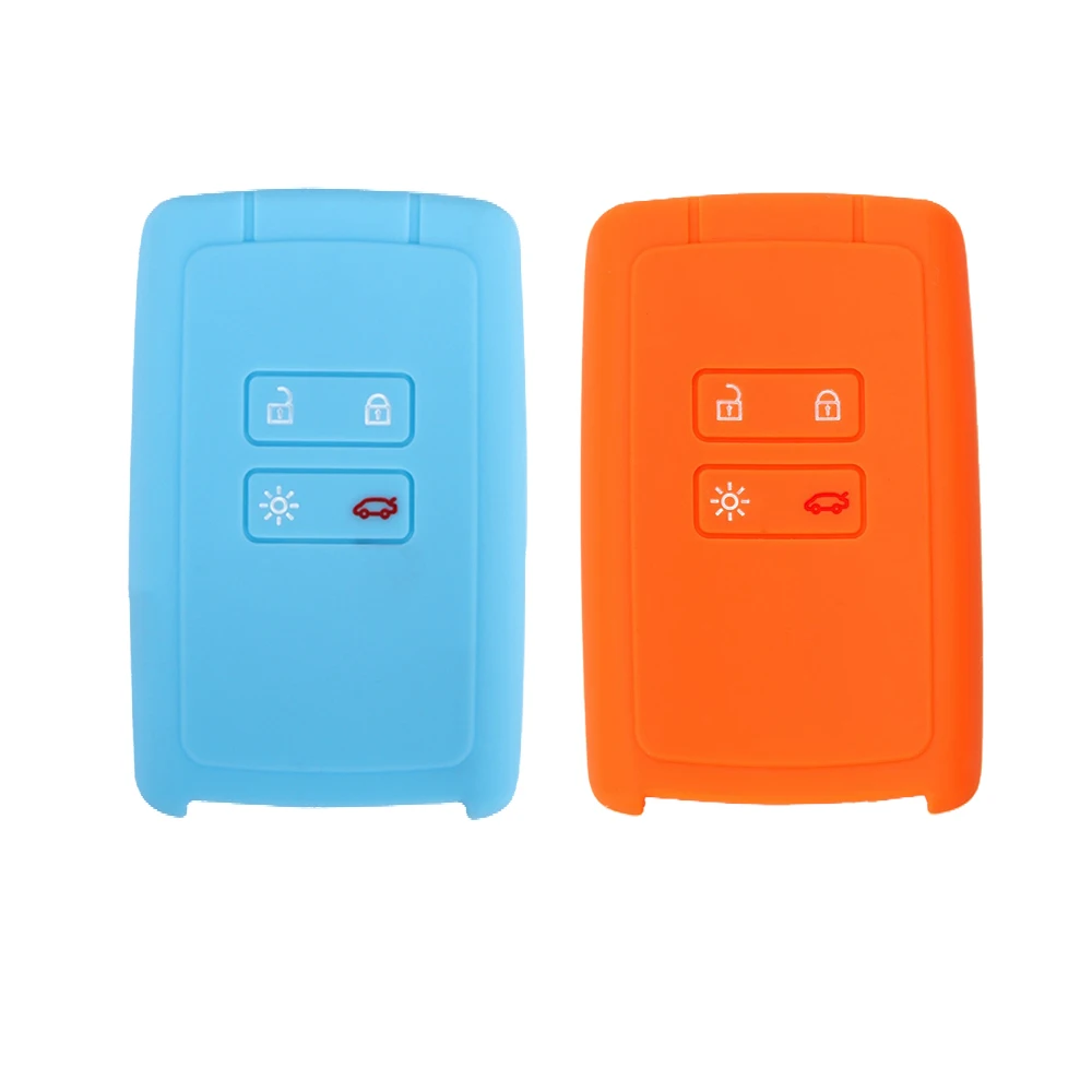 Силиконовый резиновый чехол для автомобильного ключа KOLEOS Kadjar 2020 samsung QM5 4