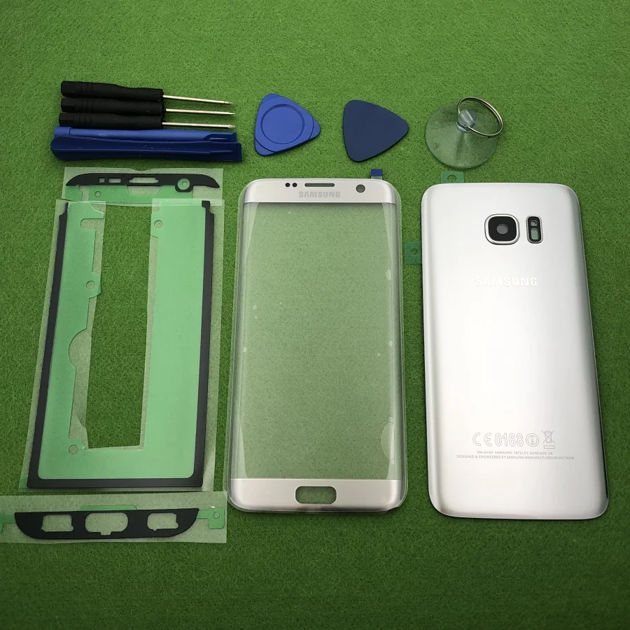 Оригинальный стеклянный экран для Samsung Galaxy S7 Edge G935 задняя крышка аккумулятора +
