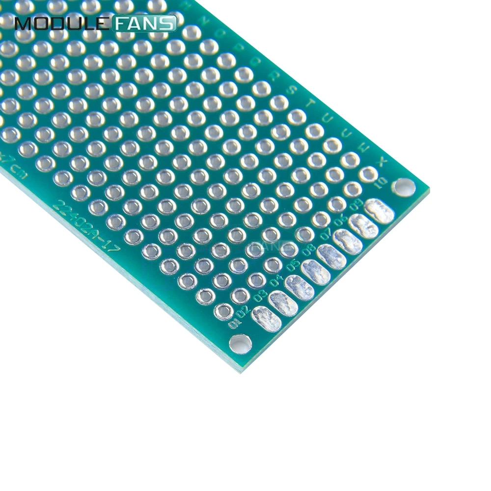 Комплект из 2 предметов двойная сторона Прототип PCB плата Луженая Универсальная