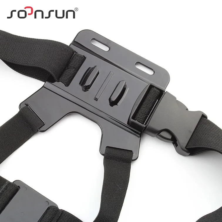SOONSUN Регулируемый эластичный нагрудный ремень для GoPro Hero 3 4 5 6 7 для SJCAM для Xiaomi Yi для Go Pro аксессуар