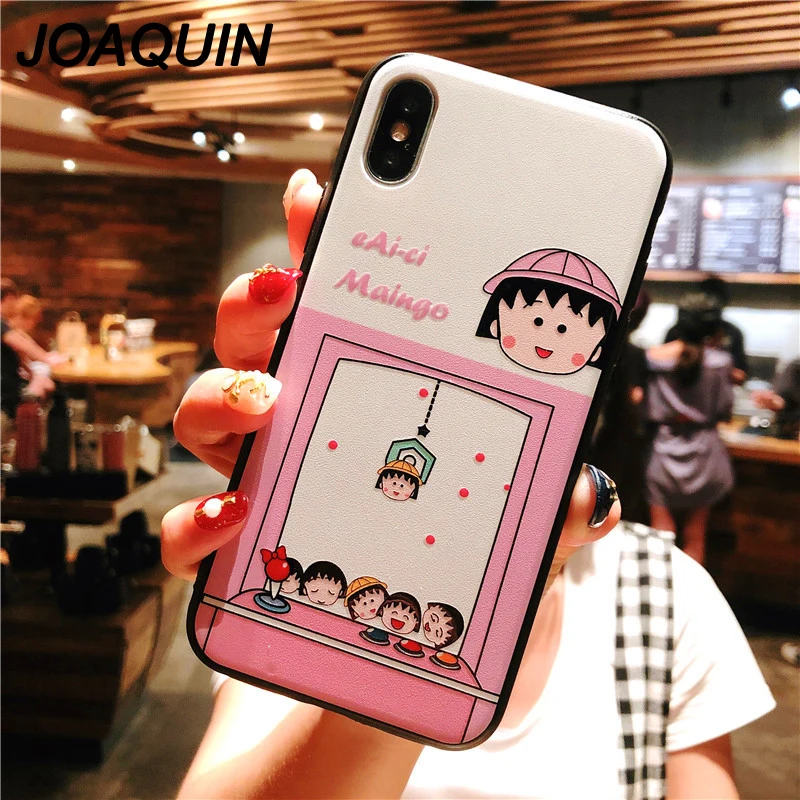 Мультяшные милые мелки маленький doraemon Sakura momoko Новый рельефный мягкий чехол для