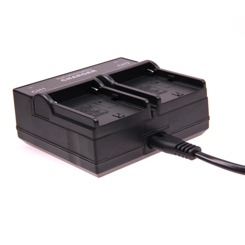 Двухканальное зарядное устройство для SONY NP F550 F970 F960 F770 F750 F570 FX1000E BC V615 V615A|Зарядные