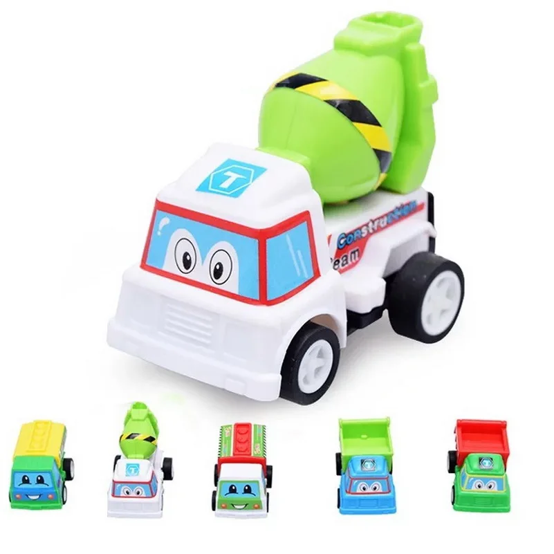 

Pull Back engineer Car Toys Car Children Kids Racing Car Mini Cars Cartoon construction Truck Toys For Children Boy Gifts