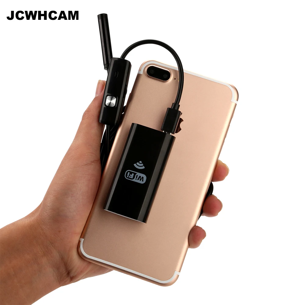 

JCWHCAM 1 м 2 м 3,5 м 5 м кабель IOS Android Wifi эндоскоп с объективом 8 мм 6 светодиодов Водонепроницаемый эндоскоп Инспекционная камера бороскоп