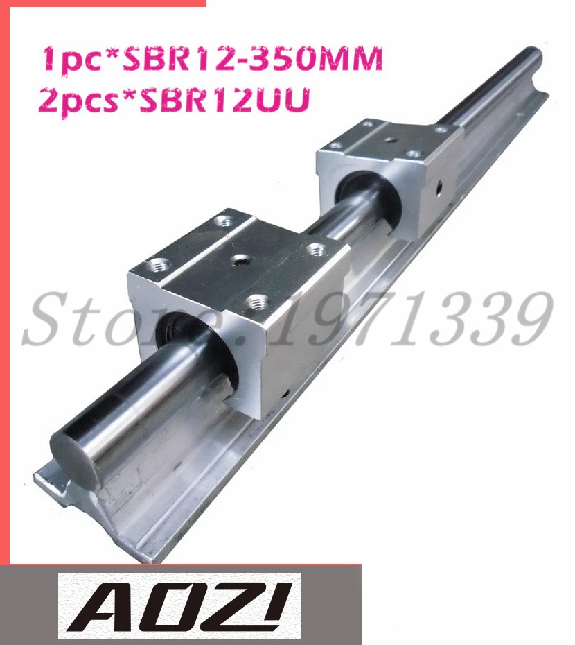 SBR12 Rail L350mm 12 мм линейный руководство ЧПУ часть линейного рельса рельсы с 2 шт. SBR12UU