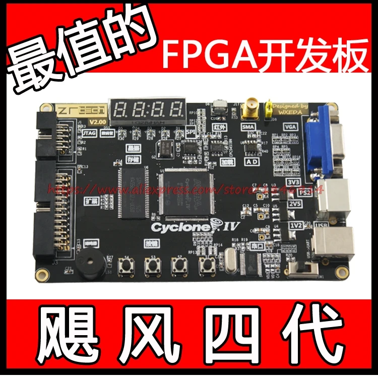 

Free shipping Altera CycloneIV FPGA NEW board EP4CE6E22C8N
