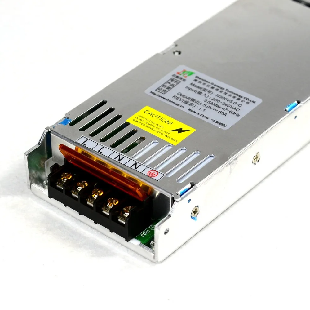 G-energy 5V 60A 300W светодиодный дисплей Источник питания JPS300V 110/220V и N300V5.0-C Поддержка 200-240V работа для P10 Светодиодный модуль дисплея