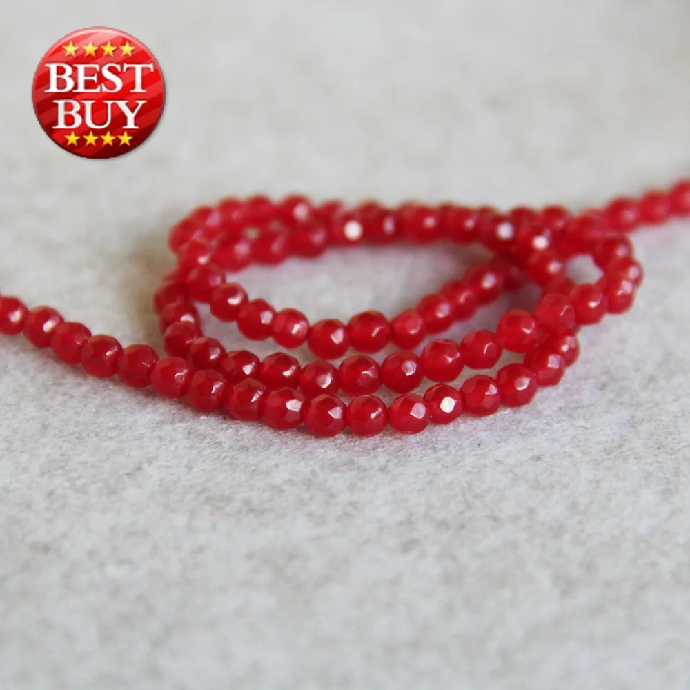 Аксессуары для женских ювелирных изделий 4 мм|chalcedony beads|designer beadsfashion beads |