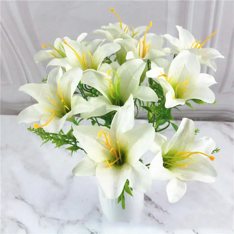 10 шт. искусственные цветы с тычинками для рукоделия|Искусственные и сухие цветы| |