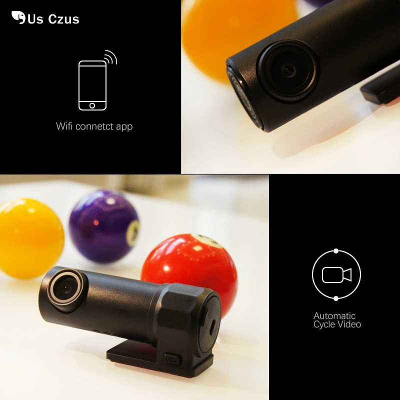 CarDVR наблюдения Wifi Full HD 1080 P видеорегистратор 170 градусов угол с камера для