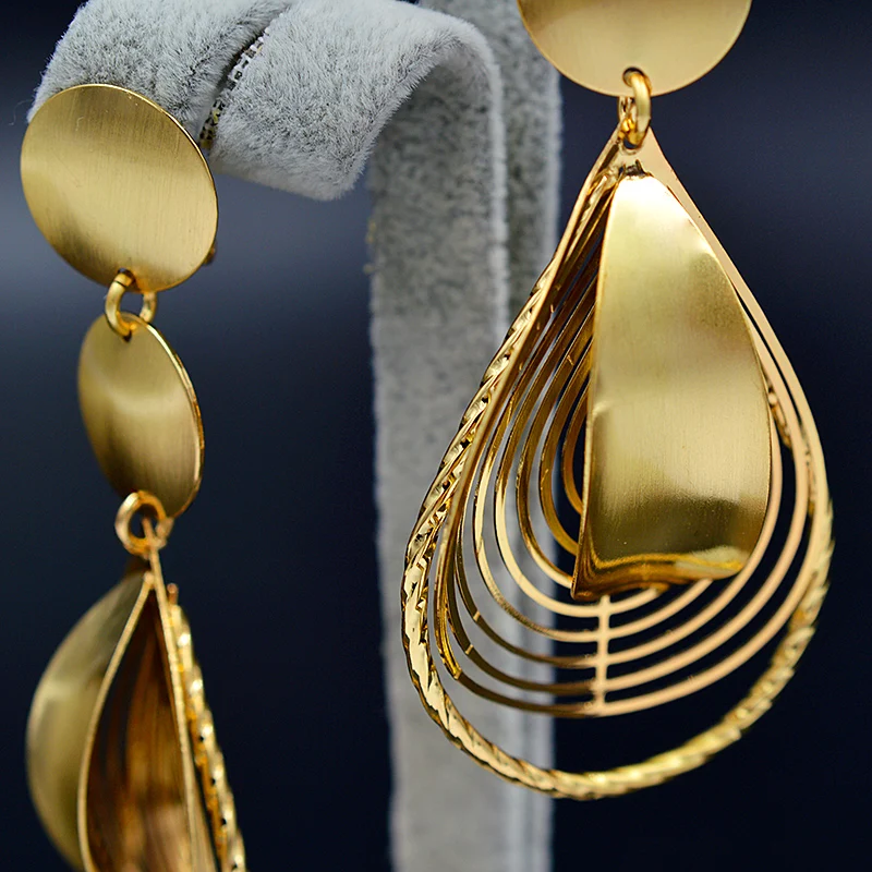 Sunny Jewelry 2020 Новые поступления длинные висячие серьги для женщин Свадебные Дубаи