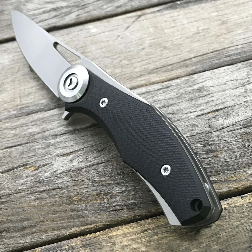 Складной мини нож LDT Bear Dark стальной клинок G10 лезвие D2 карманный тактический