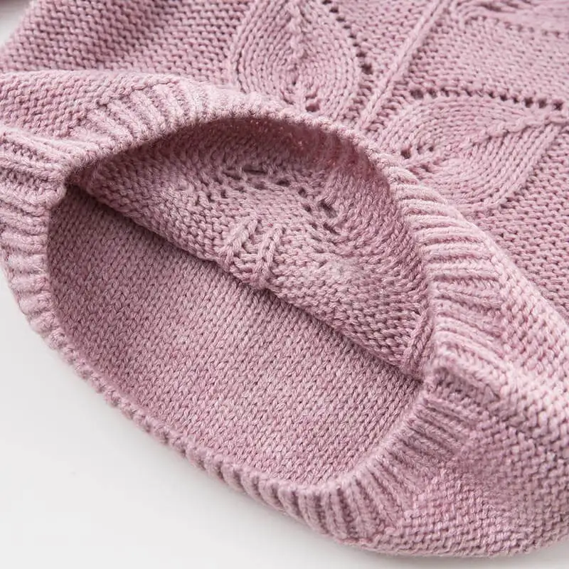 DB8972 dave bella/осенний вязаный свитер; пуловер с длинными рукавами для маленьких девочек; топы для малышей; детский вязаный свитер