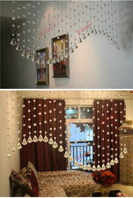 Шторы из хрустальных бусин SpringQuan 20 м/лот регулируемые шторы для крыльца