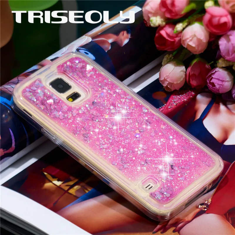 TRISEOLY ТПУ чехол для Samsung Galaxy S5 I9600 SM G900 5 1 &quotтелефон Funda зыбучий песок водопад задняя