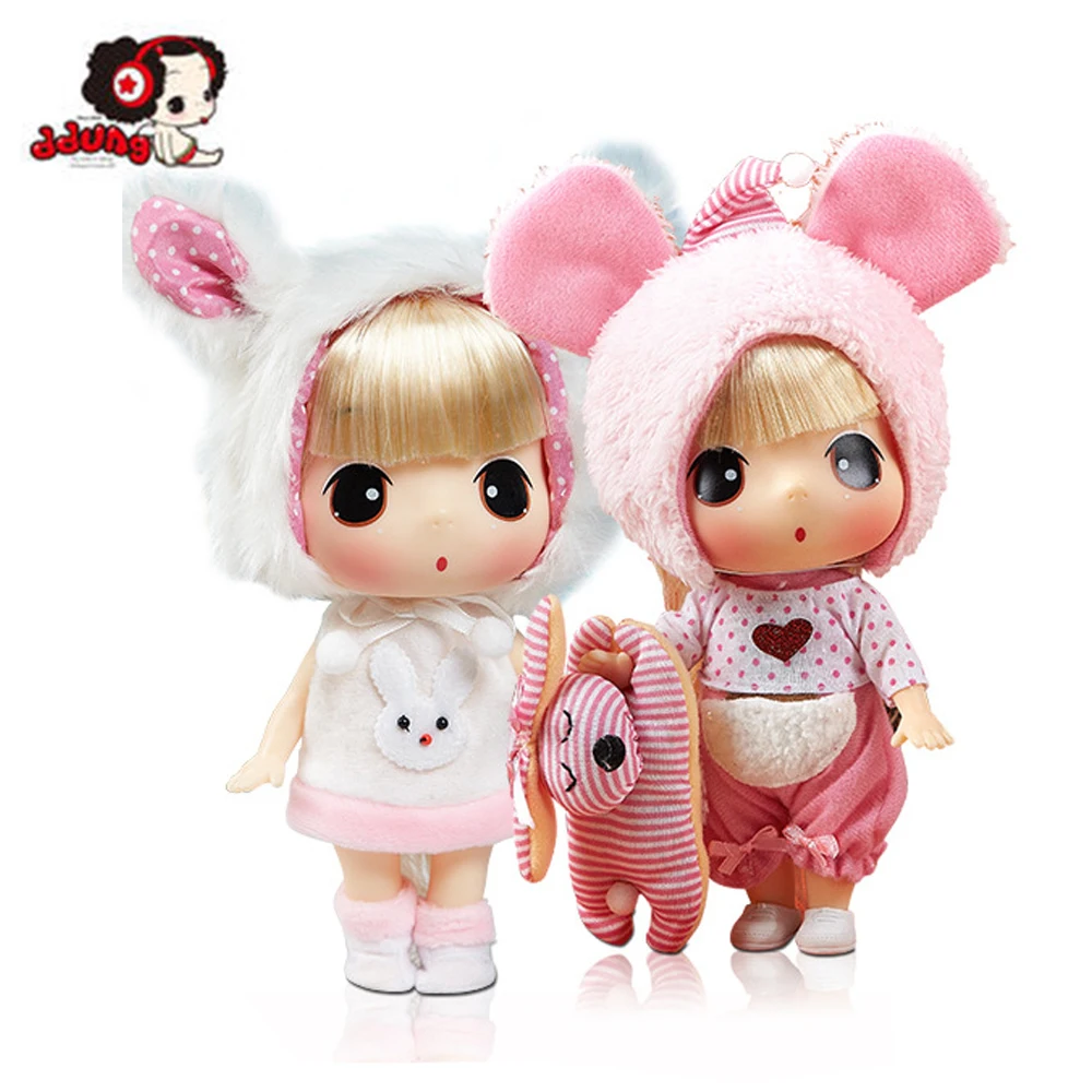 Кукла длинная 18 см Подлинная Корейская сменная искусственная принцесса BJD мини