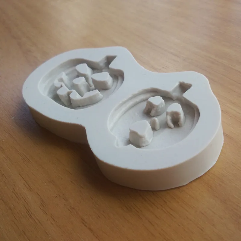 Форма Тыква на Хэллоуин силиконовая форма для торта шоколадная фотография