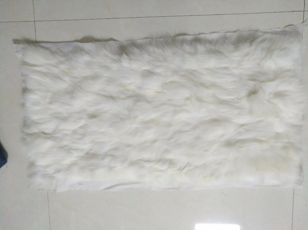 Натуральное лисьего меха пластины DIY Материал лисьего меха части сырой парки подкладка