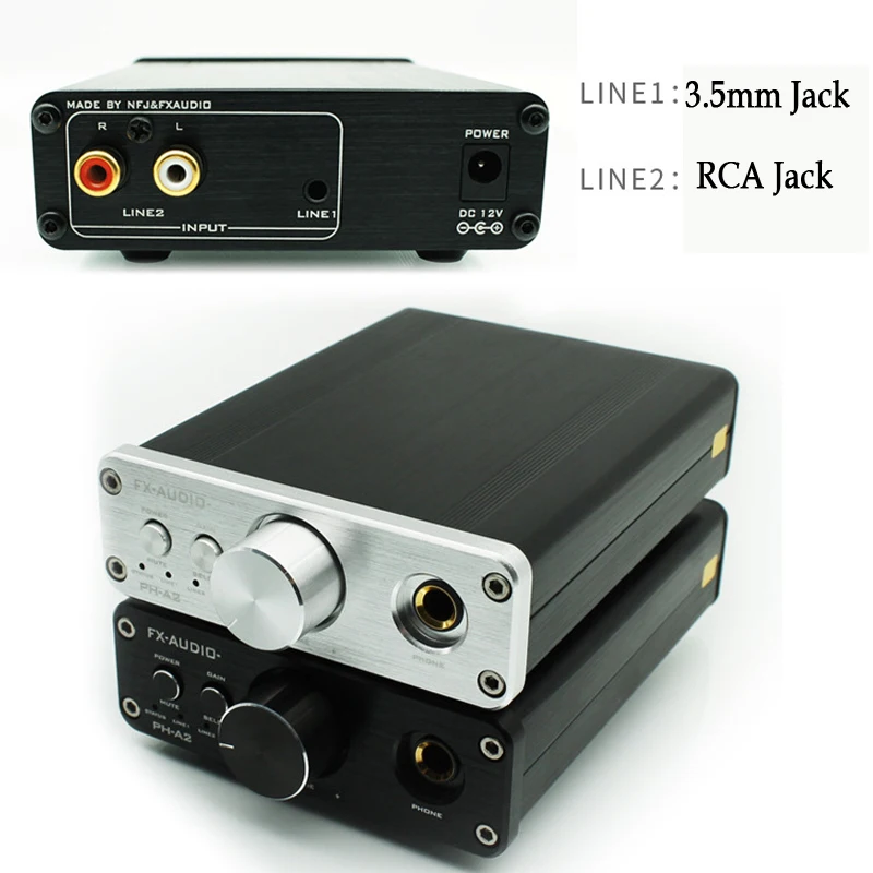 Усилитель для наушников HiFi Dac AC профессиональный аудио Настольный портативный аудио усилитель для наушников 3,5 мм RCA входной усилитель Dac
