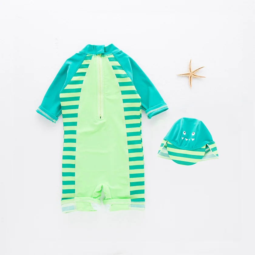 Обновленный костюм из двух предметов для мальчиков Солнцезащитный купальник с