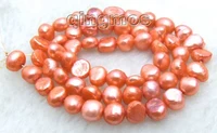 small 6 7mm natural bright pink freshwater baroque pearl loose beads 14 los465 wholesaleretail free shipping