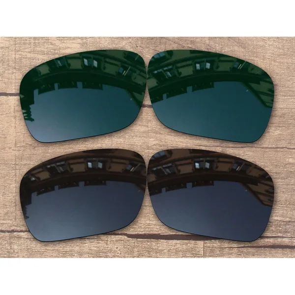 Black and Grey Green Vonxyz 20+ выбор цветов поляризованные Сменные линзы для-оправа в стиле «голбрук» - Цвет линз: Black and Grey Green