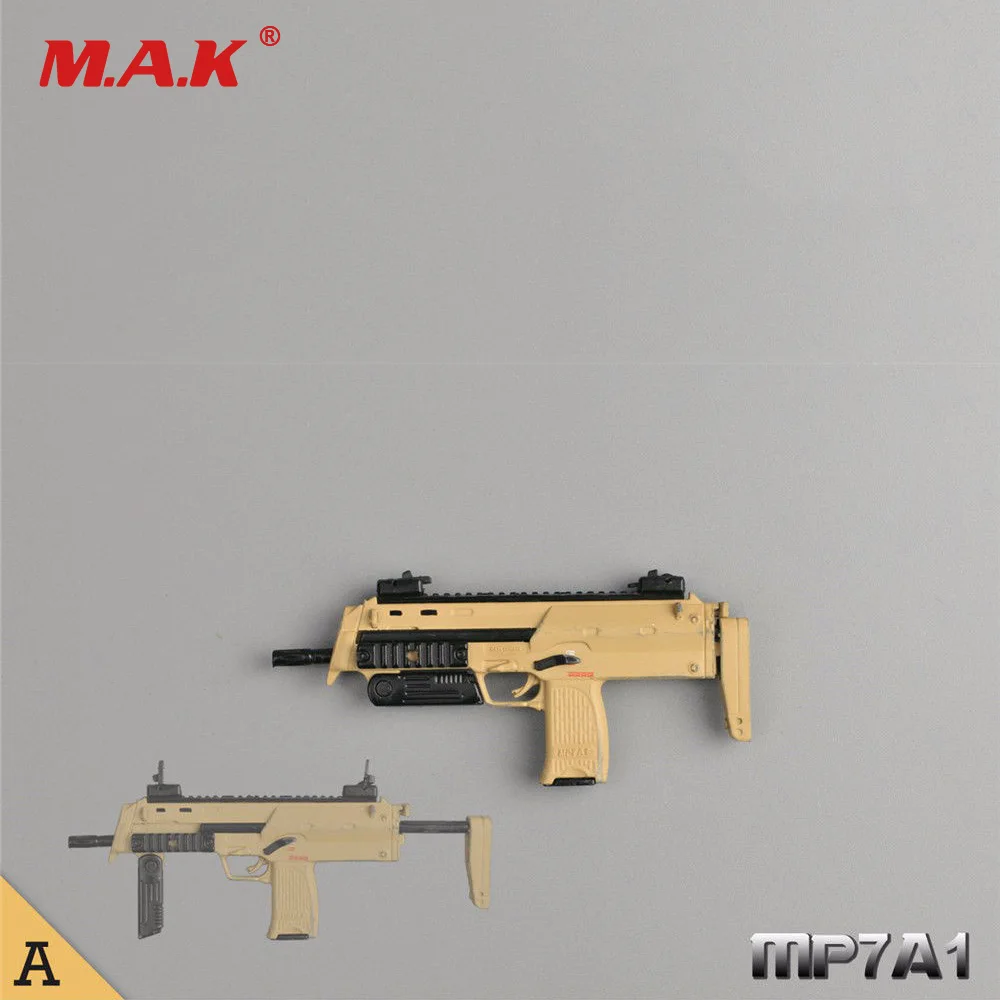 1/6 Scale Action Figure Gun Weapon Model Toys MP7A1 Submachine A/B/C 3 Colors | Игрушки и хобби