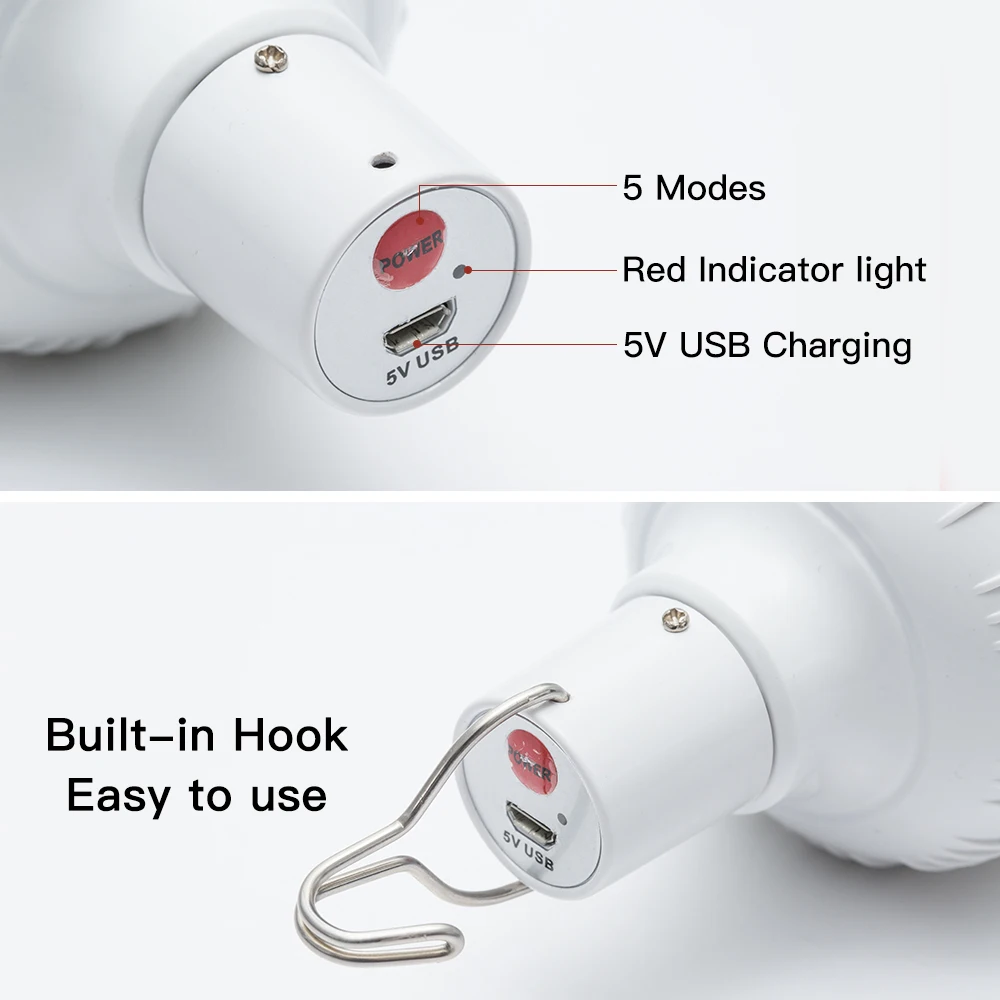 Новое поступление Smart LED30W 40 W 60 W 80 W лампа аварийной сигнализации перезаряжаемая умная лампа