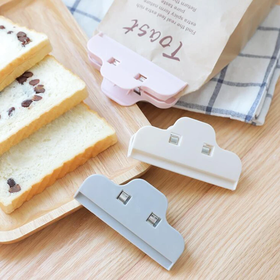 Пластиковый зажим Basedidea для пищевых пакетов закусок сохранения свежести