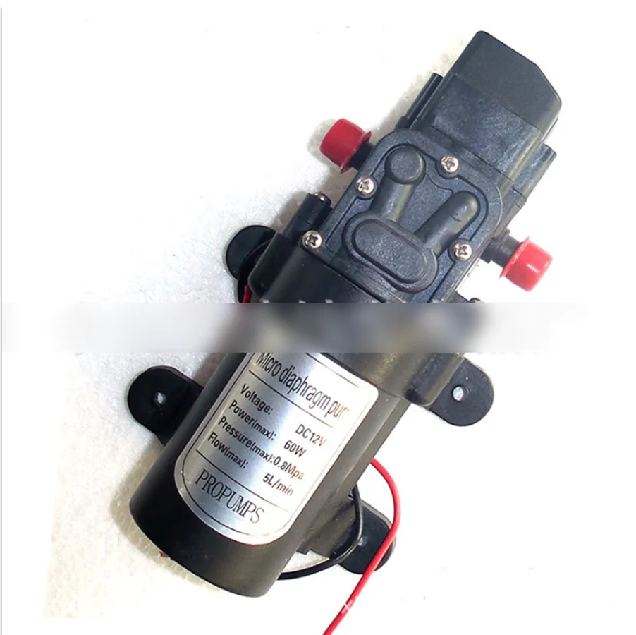 Микро диафрагменный водяной насос 12 В постоянного тока 60 Вт самовсасывающий