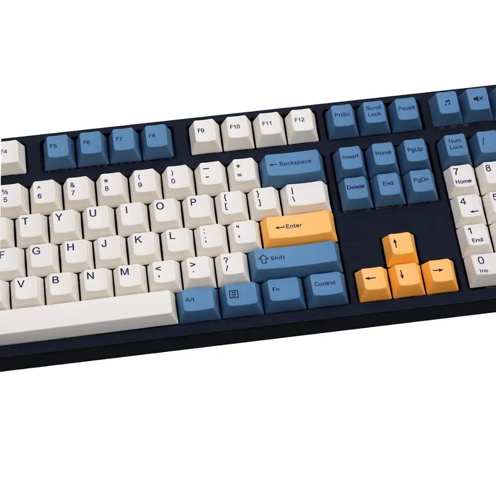 Абрикос keycap 108/143 ключи PBT вишня профиль краситель сублимированный выключатель MX для Механическая клавиатура колпачка продать только keycap