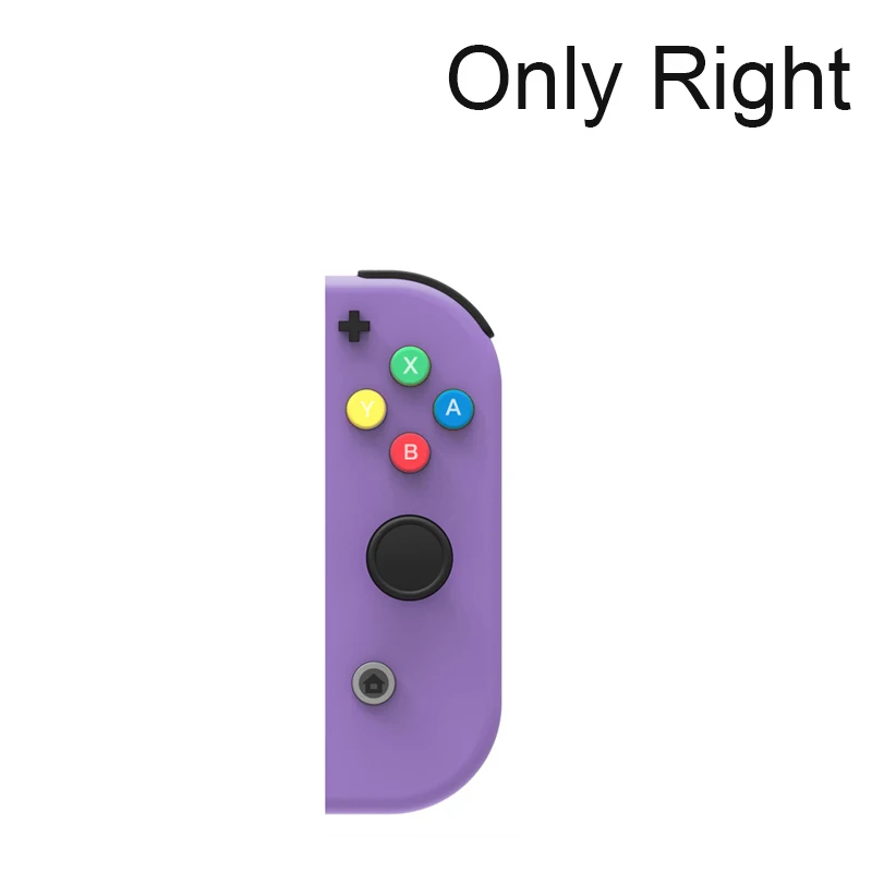 DIY Сменный переключатель оболочки для Kind switch NS чехол для joy con shell Mutil сочетание цветов - Цвет: Solid purple right