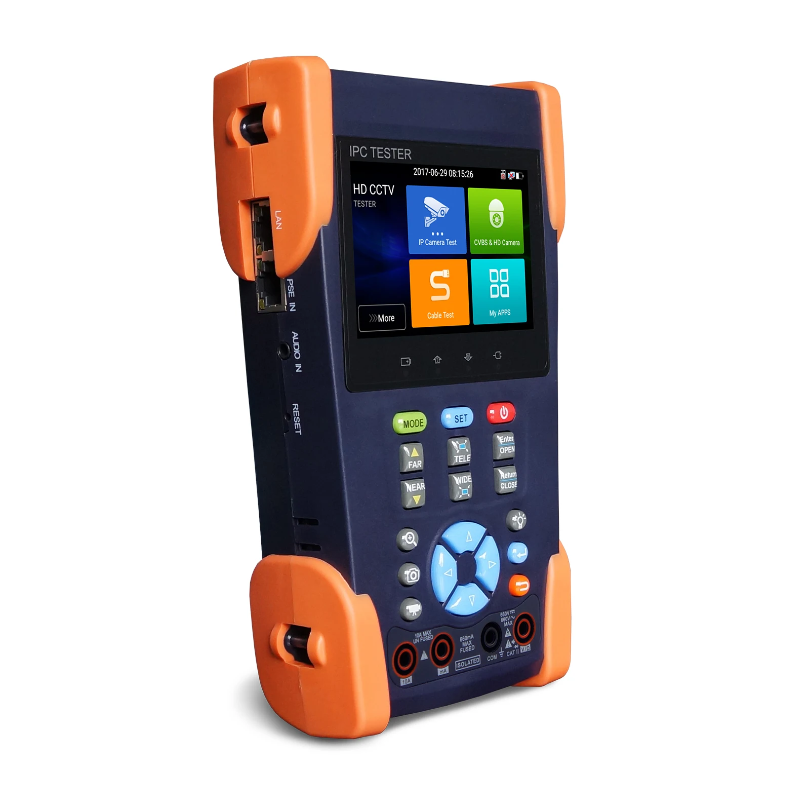 CCTV тестер IPC3500 Plus H.265 4K IP 8MP AHD аналоговых камер монитор с кабелем tracer цифровой