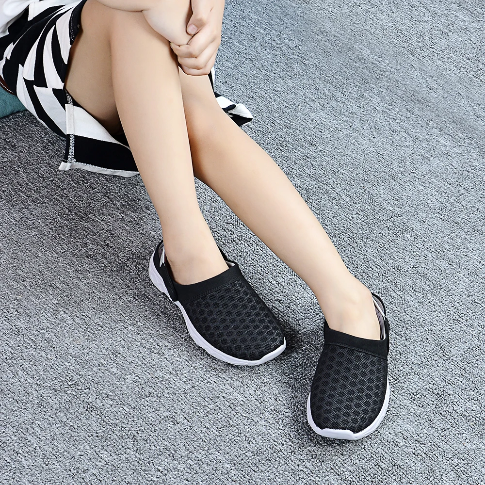 Lemai Новые Детские водонепроницаемая обувь эластичные свет Вес сетки для детей